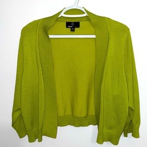 Ronni Nicole 1X green sweater shrug